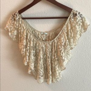 Lace crop top